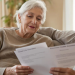 Couple de retraités choisissant une nouvelle mutuelle santé